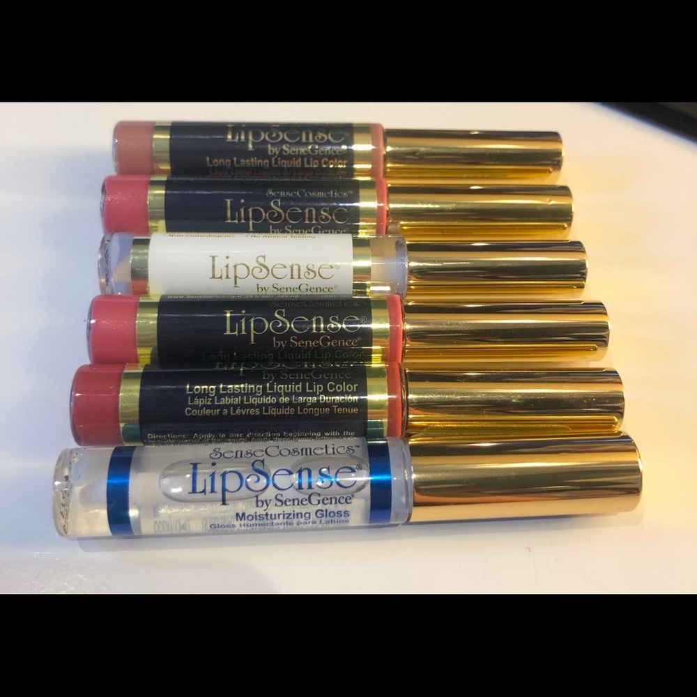 Lipsense Set 4 Colors + 1 Glossy/Oops/Aussie Rose